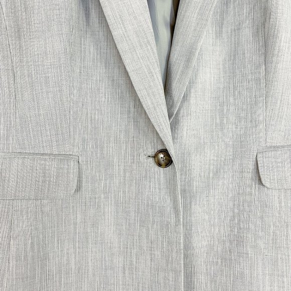 DKNY NWOT Single Button Notch Collar Parke Blazer - Picture 3 of 12